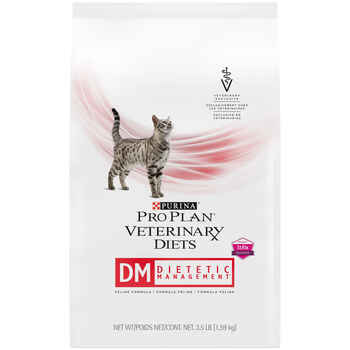 Purina Pro Plan Veterinary Diets DM Dietetic Management Feline Formula Dry Cat Food - 3.5 lb. Bag product detail number 1.0