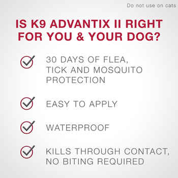 K9 Advantix II 6pk Red Dog 21-55 lbs