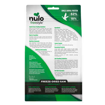 Nulo FreeStyle Freeze-Dried Raw Duck with Pears Dog Food
