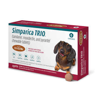 Simparica TRIO 6pk 11-22 lbs Chew product detail number 1.0