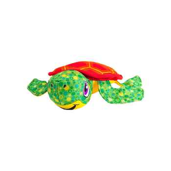 Outward Hound Floatiez Dog Toy Turtle Medium, Green - 11.25" x 10.5" x 2.75" product detail number 1.0