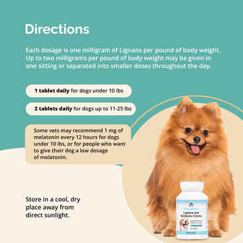 Prana Pets Lignans with Melatonin for Dogs with Cushing's Disease