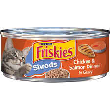 Friskies Shreds Chicken & Salmon Dinner In Gravy Wet Cat Food-product-tile