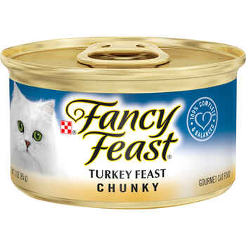 Fancy Feast Chunky Turkey Feast Wet Cat Food 3 oz. Cans - Case of 24 product detail number 1.0