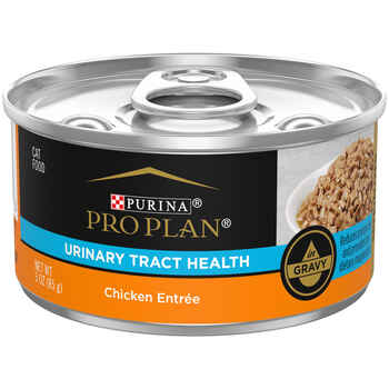 Purina Pro Plan Adult Urinary Tract Health Chicken Entree in Gravy Wet Cat Food 3 oz Cans (Case of 24) product detail number 1.0