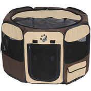 Pet Gear Travel Lite Indoor Soft-Sided Pet Pen with Removable Top Sahara 29"