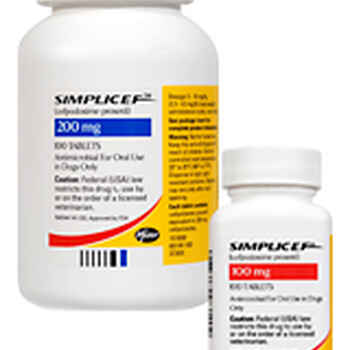 Simplicef 100 mg (sold per tablet)