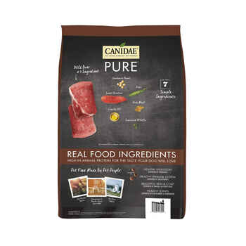 Canidae PURE Grain Free Dry Dog Food with Wild Boar 24 lb bag