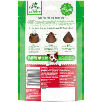 GREENIES Pill Pockets for Dogs Hickory Smoke Flavor