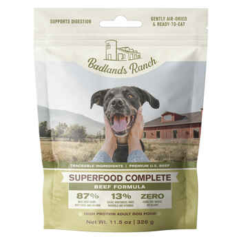 Badlands Ranch Superfood Complete Beef Formula Air Dried Dog Food 11.5 oz Bag product detail number 1.0