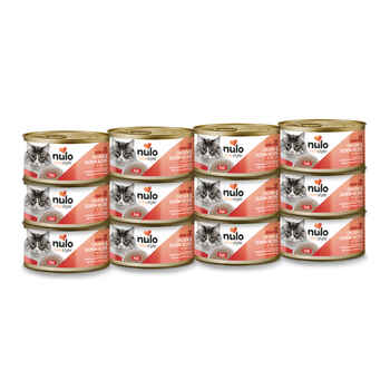 Nulo FreeStyle Chicken & Salmon in Broth Pate Cat Food 2.8 oz Cans Case of 12