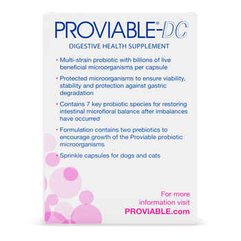 Nutramax Proviable Digestive Health Supplement Kit with Multi-Strain Probiotics and Prebiotics - With 7 Strains of Bacteria Cats and Small Dogs, 15 mL Paste and 10 Capsules