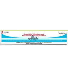 Amoxicillin Trihydrate and Clavulanate Potassium Tablets 250 mg (sold per tablet)-product-tile