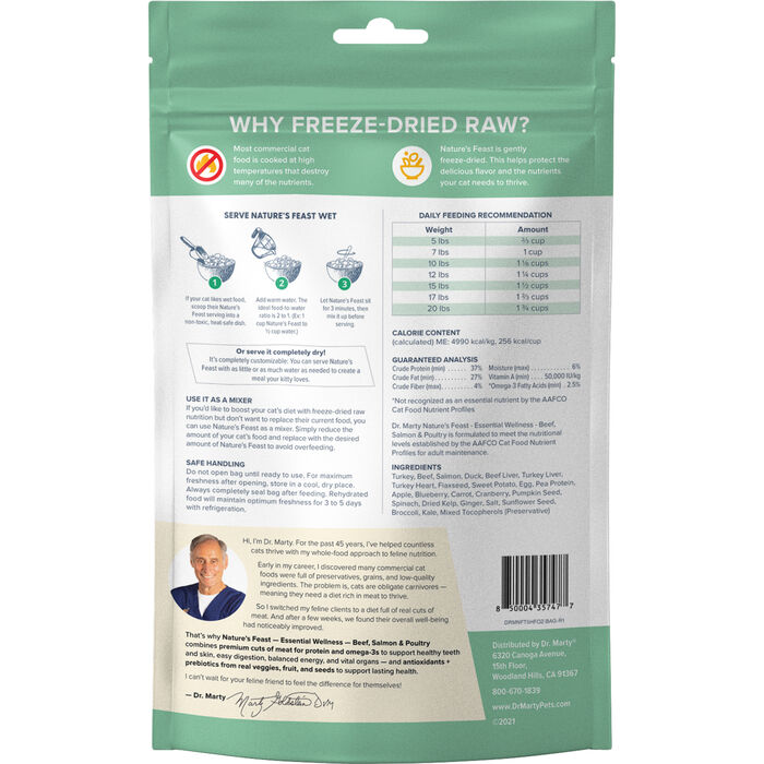 Bundle: Dr. Marty Freeze-Dried Food & Treats - Essential Wellness Bundle for Cats product detail number 1.0