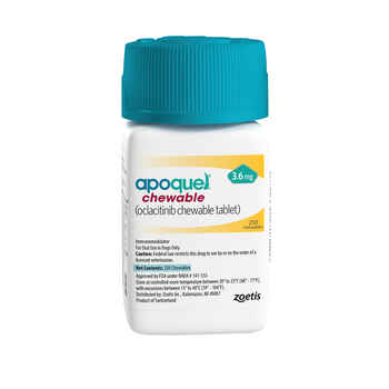Apoquel 3.6 mg (sold per chewable) product detail number 1.0