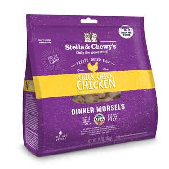 Stella & Chewy's Chick Chick Chicken Dinner Morsels Freeze-Dried Raw Cat Food 3.5oz product detail number 1.0