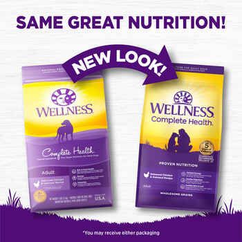 Wellness Complete Health Adult Deboned Chicken & Oatmeal Recipe Dry Dog Food 26 lb Bag