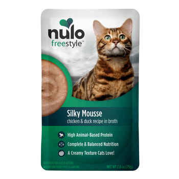 Nulo Freestyle Silky Mousse Chicken & Duck Recipe Cat Food 24 2.8 oz pack product detail number 1.0