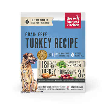 The Honest Kitchen Grain Free Turkey Dehydrated Dog Food - 10 lb Box product detail number 1.0