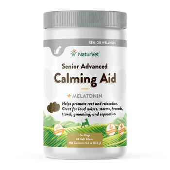 NaturVet Senior Advanced Calming Aid Supplement for Dogs Soft Chews 60 ct product detail number 1.0