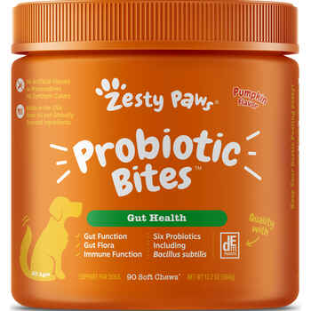 Zesty Paws Probiotic Bites for Dogs Pumpkin, 90ct product detail number 1.0