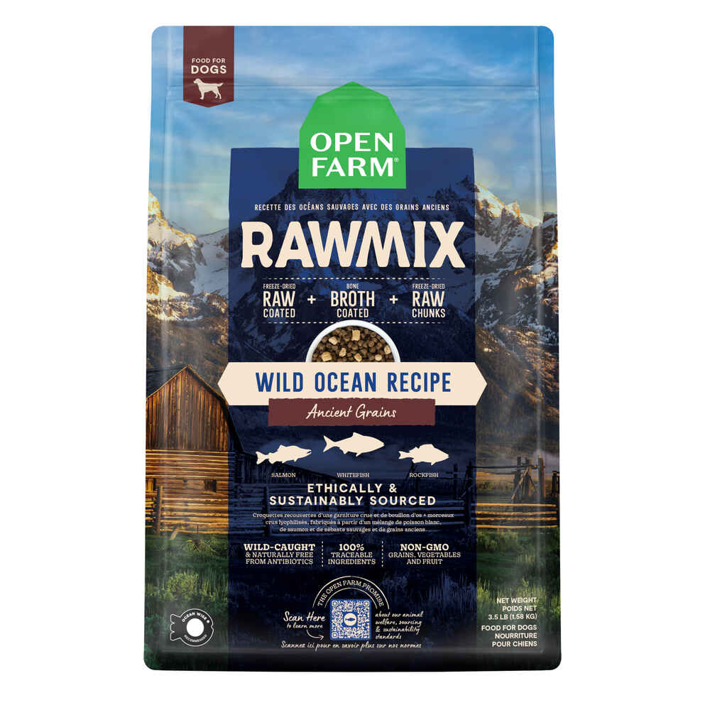 Open Farm RawMix Wild Ocean Recipe Ancient Grains Dry Dog Food