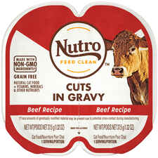Nutro Perfect Portions Cuts in Gravy Beef Recipe Wet Cat Food Twin-Pack Trays-product-tile