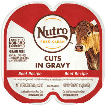 Nutro Perfect Portions Cuts in Gravy Beef Recipe Wet Cat Food Twin-Pack Trays 2.64 oz - Case of 24 product detail number 1.0
