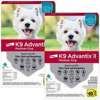 K9 Advantix II 12pk Teal Dog 11-20 lbs product detail number 1.0