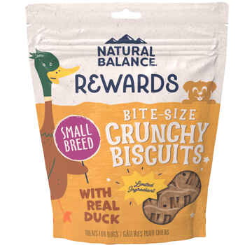 Natural Balance® Treats Crunchy Biscuits Small Breed with Real Duck Dog Treat 8 oz product detail number 1.0