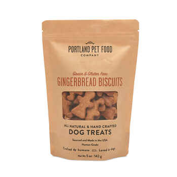 Portland Pet Food Company Grain & Gluten Free Gingerbread Dog Biscuits 5oz product detail number 1.0