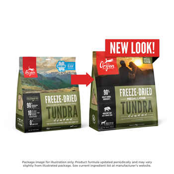 ORIJEN Tundra Freeze-Dried Dog Food Medallions 6 oz Bag