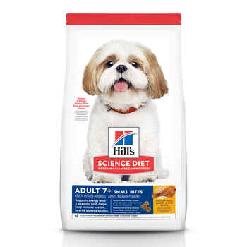 Hill's Science Diet Adult 7+ Small Bites Chicken Meal Barley & Brown Rice Dry Dog Food - 5 lb Bag product detail number 1.0