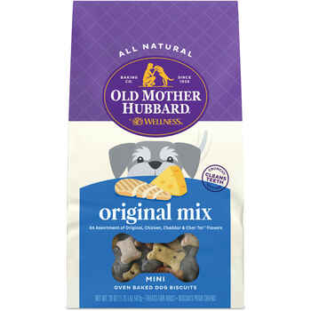 Old Mother Hubbard Classic Original Mix Natural Oven-Baked Biscuits Dog Treats Mini - 20 oz Bag product detail number 1.0