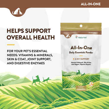 NaturVet All-in-One Supplement for Dogs and Cats