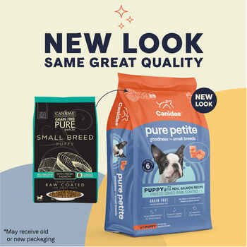 Canidae PURE Petite Small Breed Puppy Grain Free Salmon Recipe Dry Dog Food 4 lb Bag