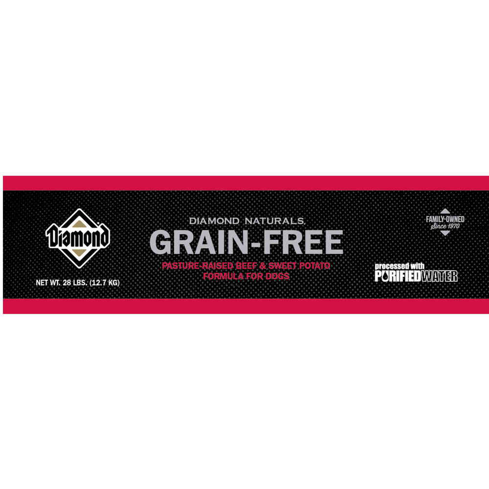 Diamond Naturals Grain-Free Pasture-Raised Beef & Sweet Potato Formula Dry Dog Food
