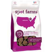 SPOT FARMS® All Natural Human Grade Dog Treats, Turkey Meatball with Cranberries-product-tile
