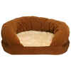 Ortho Small Dog Sleeper 20" Brown Velvet