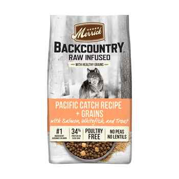 Merrick Backcountry Raw Infused with Healthy Grains Pacific Catch Dry Dog Food 4-lb product detail number 1.0