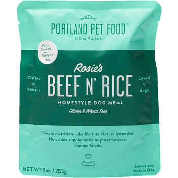 Portland Pet Food Company Homestyle Dog Meals - Rosie's Beef N' Rice 9oz product detail number 1.0