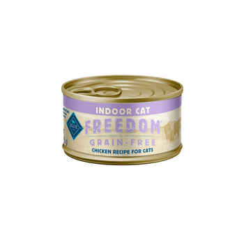 Blue Buffalo BLUE Freedom Adult Grain-Free Indoor Chicken Recipe Wet Cat Food 3 oz Can - Case of 24 product detail number 1.0