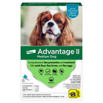 Advantage II 6pk Dog 11-20 lbs product detail number 1.0