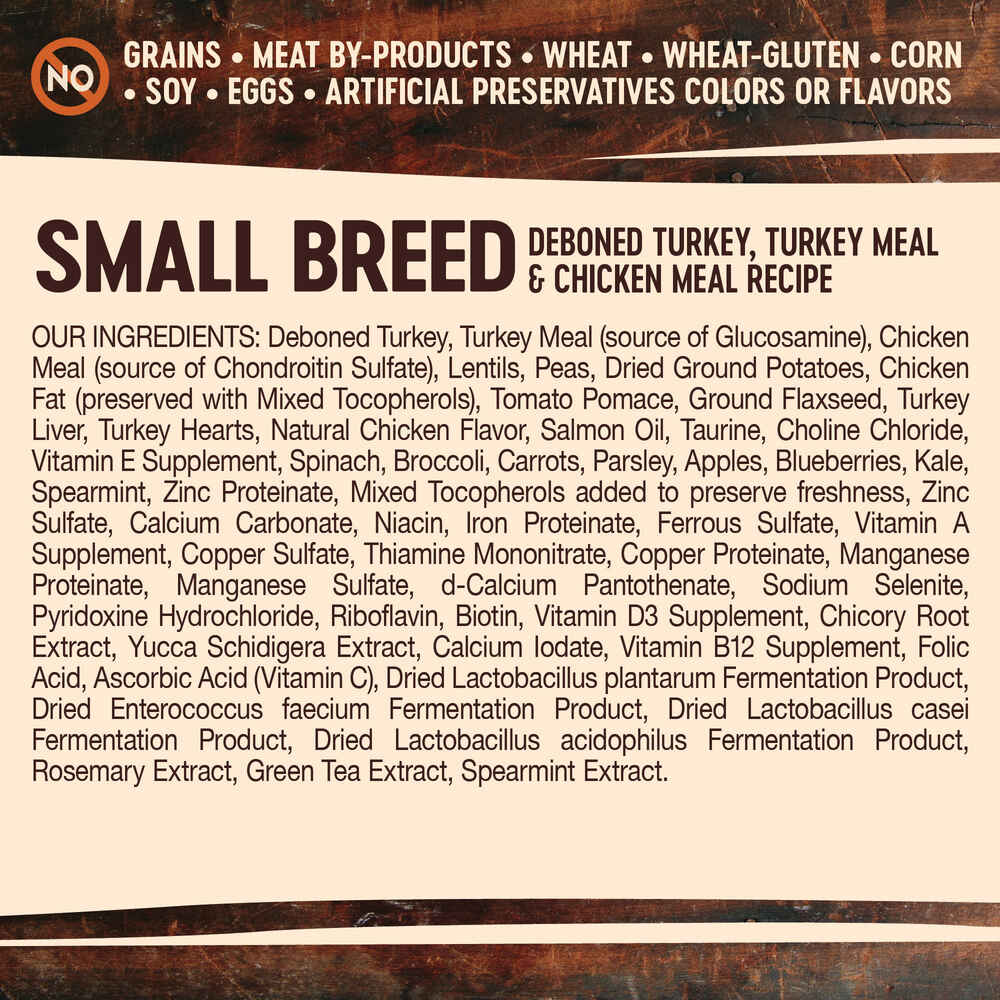 Wellness Core Raw Rev Small Breed Grain Free Turkey & Chicken for Dogs