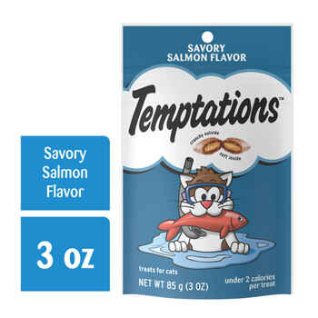 Temptations Savory Salmon Flavor Cat Treats 3 oz