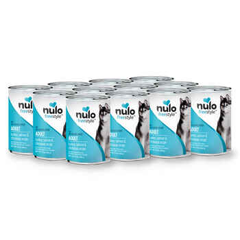 Nulo FreeStyle Turkey, Salmon & Chickpeas Pate Adult Dog Food 12 13oz cans
