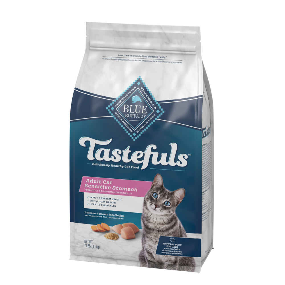 Blue Buffalo™ Tastefuls™ Adult Cat Sensitive Stomach Chicken & Brown Rice Recipe Cat Food
