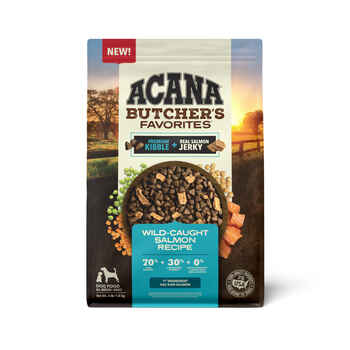 ACANA Butcher's Favorites Wild-Caught Salmon Recipe Dry Dog Food 4 lb Bag product detail number 1.0