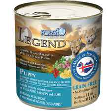 Forza10 Nutraceutic Legend Puppy Icelandic Salmon & Lamb Recipe Grain-Free Canned Dog Food-product-tile