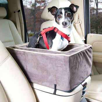 Luxury Console Pet Car Seat -largel Dark Chocolate/buckskin product detail number 1.0